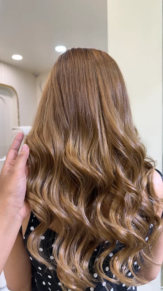 Caramel Balayage Highlights at Premium Salon in Pune